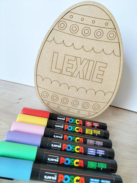 Wooden Easter Egg (Personalised)