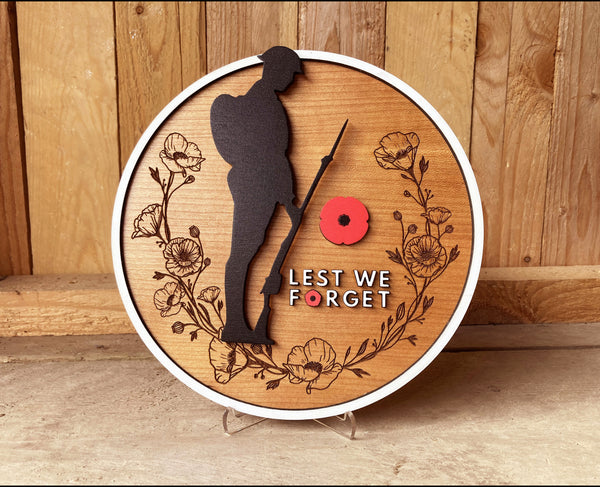 'Lest We Forget' Plaque (wholesale)