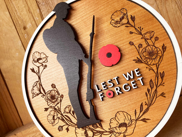 'Lest We Forget' Plaque