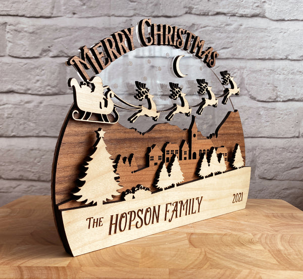 Personalised Christmas Plaque