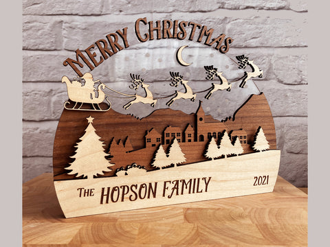 Personalised Christmas Plaque