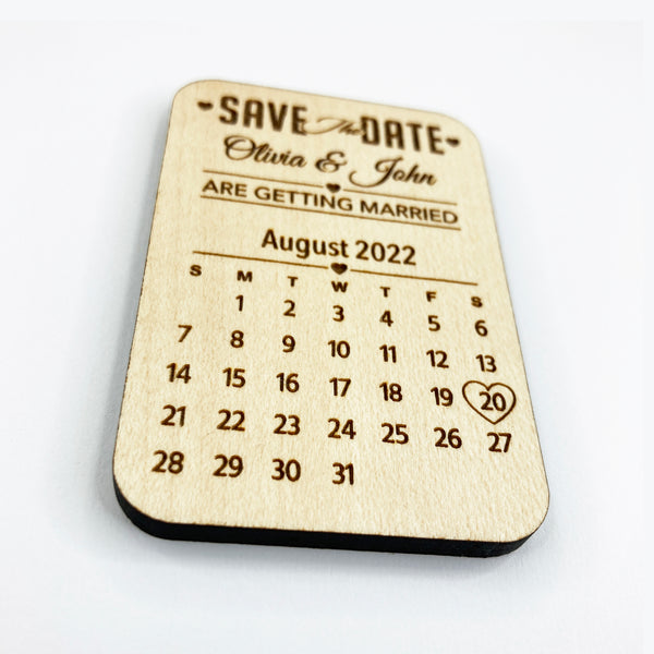 'Save The Date' Magnet