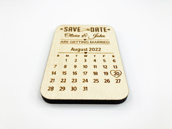 'Save The Date' Magnet