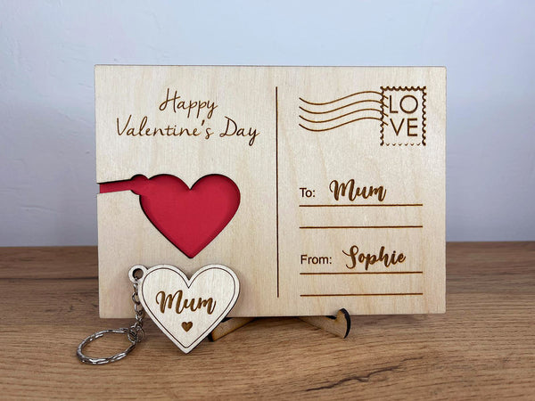 Valentine's Card and Keyring