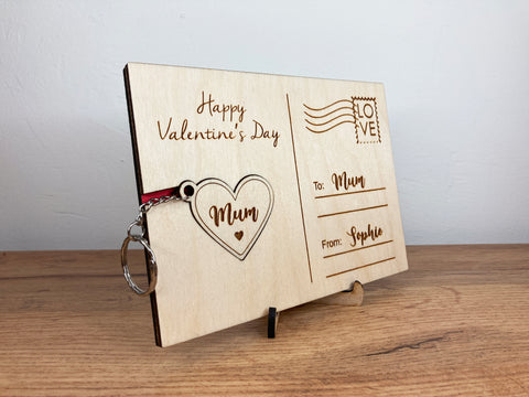 Valentine's Card and Keyring