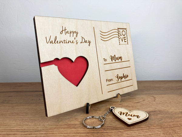 Valentine's Card and Keyring