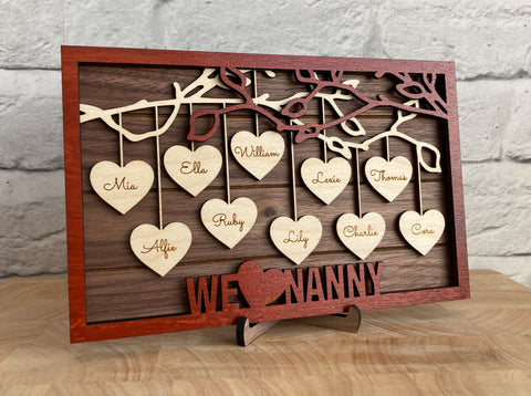 Personalised Heart Frame